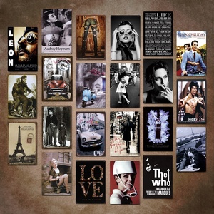 Plaques Métalliques Vintage Décoratives pour Garage, Affiches Hot Rod, Plaques Métalliques Rétro pour Stations-Service, Décoration Murale pour Man Cave - Product Image 4