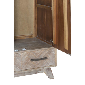 Nueva llegada armario de madera 2 cajones diseño moderno MDF buen precio muebles de dormitorio caja de cartón personalizada embalaje Vietnam - Product Image 6