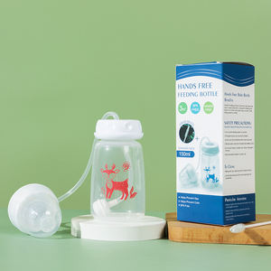Commercio all'ingrosso di latte per neonati che allatta <span class=keywords><strong>biberon</strong></span> a mano libera per bambini BPA Free allattamento al seno portabottiglie - Product Image 3