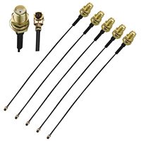 Câble Pigtail SMA Femelle vers MHF4 U.FL 0.81mm, Câble Coaxial RF à Faible Perte, Câbles de Rallonge pour Carte WiFi, Routeur Sans Fil