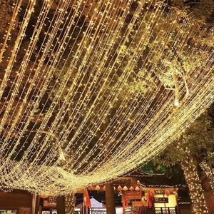 Guirlande lumineuse féerique 10m - 100m, étanche pour extérieur, pour fête, mariage, vacances, vente flash, lumières LED féériques d'extérieur, cuivre chaud - Product Image 1