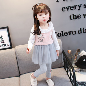 Conjuntos de Ropa Preconfeccionada para Niñas: Camiseta Hidrófuga y Leggings con Falda para Niñas Tamiles - Product Image 5