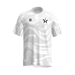 Kit <span class=keywords><strong>Calcio</strong></span> Personalizzato con Sublimazione, Design a Pennello, Completo Traspirante con Numero, Abbigliamento Sportivo - Product Image 5