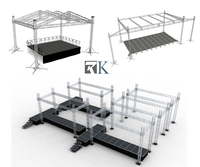 Truss de mesa de DJ/Truss de triángulo circular/Truss de acero estante de iluminación de rendimiento al aire libre