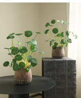 Décoration d'intérieur : Fleurs artificielles, mini feuilles de lotus, style nordique INS, fausses fleurs simples pour salon et chambre à coucher, décoration créative