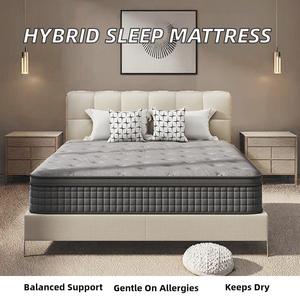 Colchón Híbrido Sleep Well, Tamaños King/Queen/Twin/Double, Resistente al Agua, con Resortes Ensacados Comprimidos, Diseño Híbrido para Hotel - Product Image 3