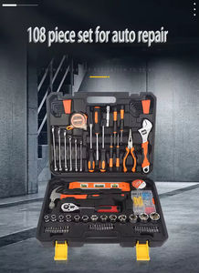 Kit <span class=keywords><strong>de</strong></span> <span class=keywords><strong>herramientas</strong></span> manuales <span class=keywords><strong>de</strong></span> 108 piezas, Kit <span class=keywords><strong>de</strong></span> <span class=keywords><strong>herramientas</strong></span> <span class=keywords><strong>de</strong></span> reparación <span class=keywords><strong>de</strong></span> automóviles, <span class=keywords><strong>caja</strong></span> <span class=keywords><strong>de</strong></span> <span class=keywords><strong>herramientas</strong></span> <span class=keywords><strong>de</strong></span> maquinaria doméstica - Product Image 4