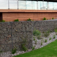 Panier gabion en treillis soudé galvanisé pour mur de soutènement, aménagement paysager et décoration de jardin
