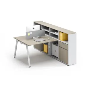 Tavolo Ufficio Sedie Meubles modernes Table de travail en bois Travail économique Table de bureau exécutive avec diviseur