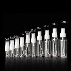 Tại chỗ 10ml 30ml 50ml 80ml 100ml 120ml 250ml 500ml trong suốt tốt sương nước hoa chai xịt nhựa - Product Image 4