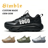 Chaussures de course pour hommes personnalisées OEM, amortissantes, pour l'extérieur, baskets pour hommes, chaussures décontractées à lacets pour la marche