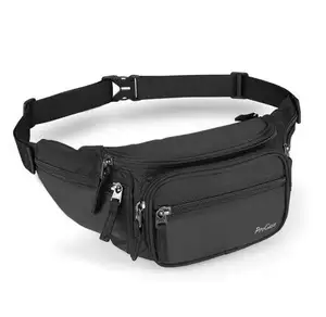 Travel Carrying Cheap Waist Packs Waist Bag Hip Pack Black Brand New Fanny Pack Waist Bag for Men Women