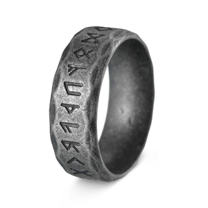 Anillos de Joyería Fina para Hombre, Anillo de Plata Antiguo, Anillo Vikingo Vintage, Anillo de Acero de Titanio <span class=keywords><strong>Juve</strong></span>, Venta al por Mayor de Moda - Product Image 4