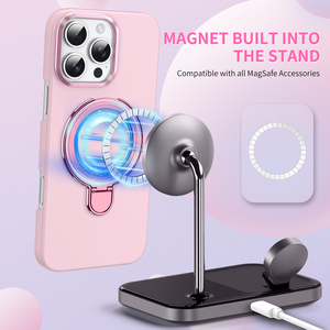 เคสโทรศัพท์ TPU กันกระแทก + PC สำหรับ iPhone 17/15/14/13/12/16 PRO MAX ขาตั้งแม่เหล็ก S26 Samsung ที่มี <span class=keywords><strong>A37</strong></span> A57เป็นพิเศษดีไซน์ใหม่ - Product Image 5