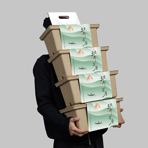 Scatola in Polpa di Bambù BonitoPak, Imballaggio in Polpa Modellata, Scatola di Carta Biodegradabile e Riciclabile con Finestra - Product Image 5