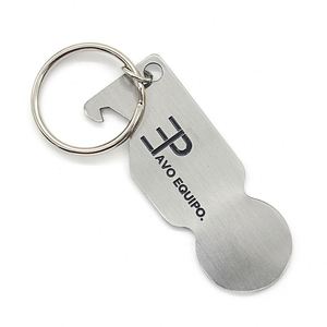 Jetons métalliques pour chariots de courses, clé de déverrouillage pour chariot de supermarché, porte-clés - Product Image 2