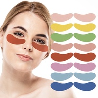 Patchs en silicone réutilisables anti-rides sans adhésif, applicateur de crème pour les yeux végétalien