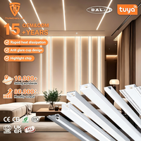 Bande lumineuse LED encastrée en saillie pour installation murale sur plaque de plâtre avec certification CE pour projets commerciaux