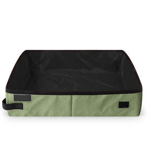 2023 personnalisé extérieur Oxford Portable Oxford chat litière étanche pliable voyage chat litière - Product Image 6