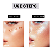 Fard à paupières liquide multi-usages à marque privée, 10 teintes avec une finition soyeuse et lisse, imperméable, illuminateur liquide