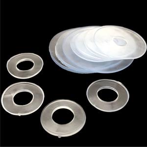 Entretoise plate transparente en PVC pour isolation et protection des boulons de quincaillerie de meubles, fabriquée en Chine - Product Image 1