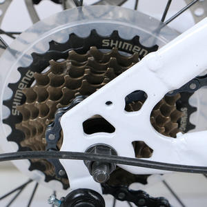 Fourche de vélo pliable <span class=keywords><strong>Blix</strong></span> 20 pouces en acier à haute teneur en carbone avec suspension avant/arrière et freins à disque mécaniques - Légère, capacité de charge de 100 kg - Product Image 4