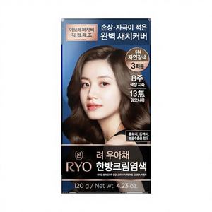 Ryeo Uachae Stylish Gray Fish Cream Coloration capillaire brun naturel 5N (120g) Modèle 8806390524612 - Product Image 1