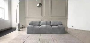 Hiện đại sang trọng Ba chỗ ngồi hình chữ L Modular vải sofa giường với ngả tính năng cho căn hộ sử dụng - Product Image 4