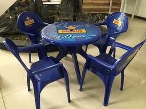 Ensemble de 4 chaises de table en plastique pliable de 6 pieds imprimé personnalisé nappe de fête de restaurant imperméable accessoires d'affichage bon marché - Product Image 3