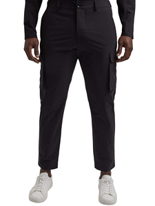 Customized Men's High Quality <b>Canvas</b> <b>Plain</b> Dyed Straight Casual Training Jogging Pants with Drawstring Closure - Product Image 1