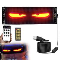 2026 Neues Design Auto-LED-Matrix-Pixel-Panel für LKW mit Teufelsaugen-Effekt für Motorräder