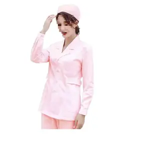 Ensemble d'uniformes d'infirmière Automne Hiver Manches longues Été Femmes Coupe ajustée Salon de beauté Vêtements de travail Maternité Vêtements de travail - Product Image 5