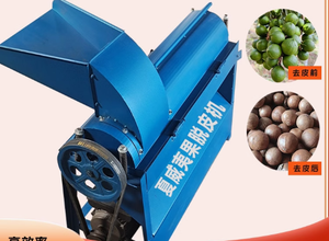 Machine à décortiquer les noix de macadamia en acier inoxydable de qualité alimentaire 300 kg/h avec moteur électrique pour décorticage humide/sec – Composant essentiel du moteur - Product Image 5