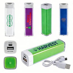 Batterie externe portable mini colorée personnalisée pour les voyages en plein air - Product Image 1