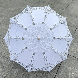 <span class=keywords><strong>Parapluie</strong></span> <span class=keywords><strong>en</strong></span> <span class=keywords><strong>dentelle</strong></span> artisanale de qualité supérieure <span class=keywords><strong>pour</strong></span> femmes <span class=keywords><strong>mariage</strong></span> décoratif Style suspendu photographie voyage coton brodé princesse <span class=keywords><strong>parapluie</strong></span> - Product Image 2