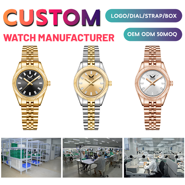 Men's Luxury Quartz Watch Digital Waterproof Luminous Horloge Quartz Watch Titanium Gold Diamond Quartz Watch for Women