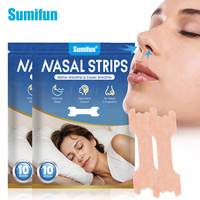Bandes nasales anti-ronflement, patchs nasaux 10 pièces/sac, non tissés pour une meilleure respiration K000056