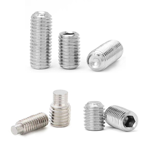 Vis sans tête Allen, hexagonale plate, Torx, à tête conique, argentée, dorée, noire, avec pointe cannelée - Product Image 2