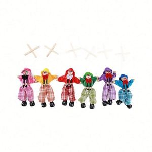 Marioneta de sombra de payaso de madera con cuerda, estilo europeo y americano, juguetes infantiles en stock - Product Image 5