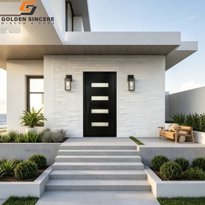 Puerta de Entrada Exterior Moderna Personalizada GS, Puerta Frontal de Metal Acabado con 5 Años de Garantía - Product Image 6