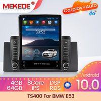Lecteur DVD de voiture MEKEDE Android IPS 2.5D avec écran DSP pour BMW X5 E39 E53 4+64G 4G LTE Wifi GPS BT Stéréo Audio SWC