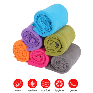 Chăn máy bay dùng một lần chất liệu lông cừu, giá sỉ nhà máy, giá rẻ, thương hiệu hãng hàng không Ả Rập - Product Image 3