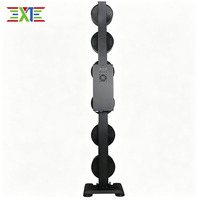 Système d'éclairage LED portable pour DJ, projecteur PAR RGBW 260W avec stroboscope DMX512 IP20 pour soirées disco et spectacles sur scène