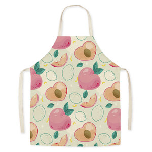 Tablier sans manches à motif ananas en coton doux/polyester réutilisable pour les tâches ménagères confortables en cuisine - Product Image 6