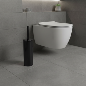Spirella Nyo Collection, Brosse de toilette 40,5 x 9,4 x 9,4 cm, Acier inoxydable, Noir - Product Image 3