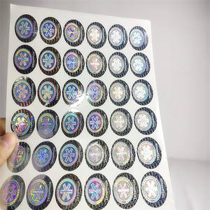 Autocollant holographique Transparent, étiquette de sécurité à incrustation holographique - Product Image 6