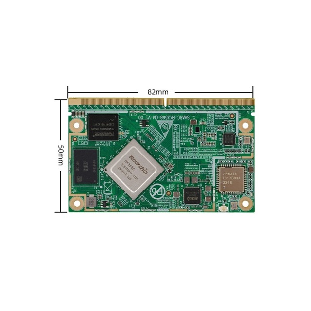 SMARC Module RK3568 SOC Board Mali-G52-2EE GPU 2GB/4GBLPDDR4 8GB/16GB/32GB EMMC Android Board