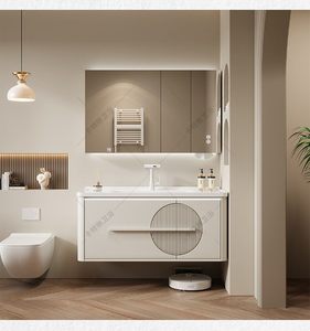 New bathroom cabinet combination ceramic integrated washbasin washstand bathroom washbasin - Product Image 5