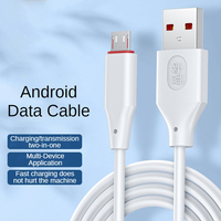 Kabel Data ponsel, transmisi Data cepat mengisi daya Android kabel USB mikro ponsel pengisian cepat