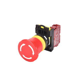 Botón de Paro de Emergencia Rojo, Interruptor de Paro de Emergencia Tipo Hongo, Botón de Pánico LA36M 10A, Impermeable - Product Image 4